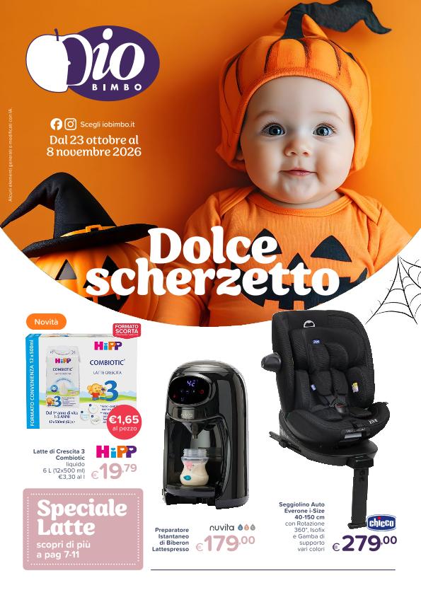Volantino Io Bimbo Dolce Scherzetto